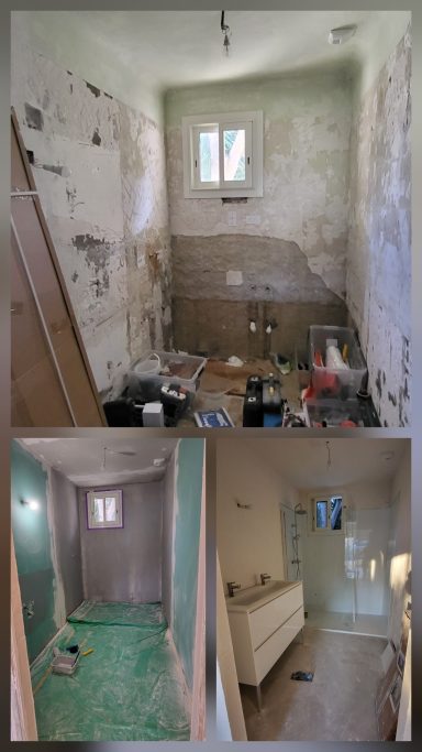 Création d'une salle de bain