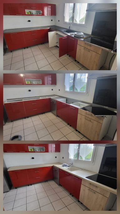 Changement d'un plan de travail + évier